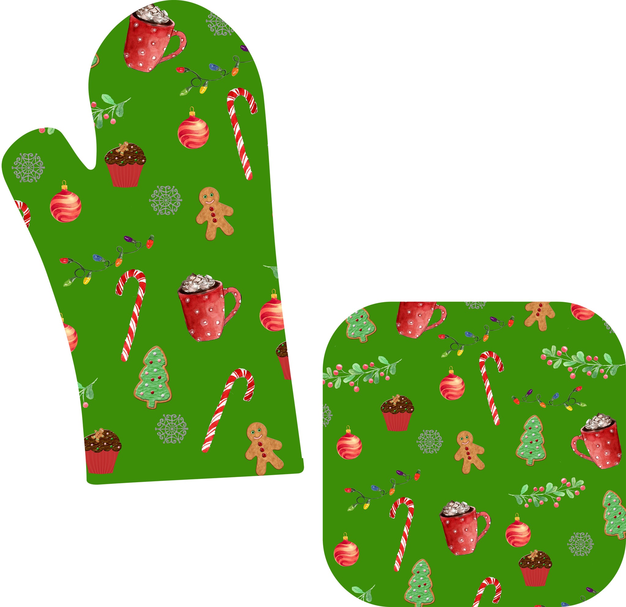 Christmas Oven Mitt