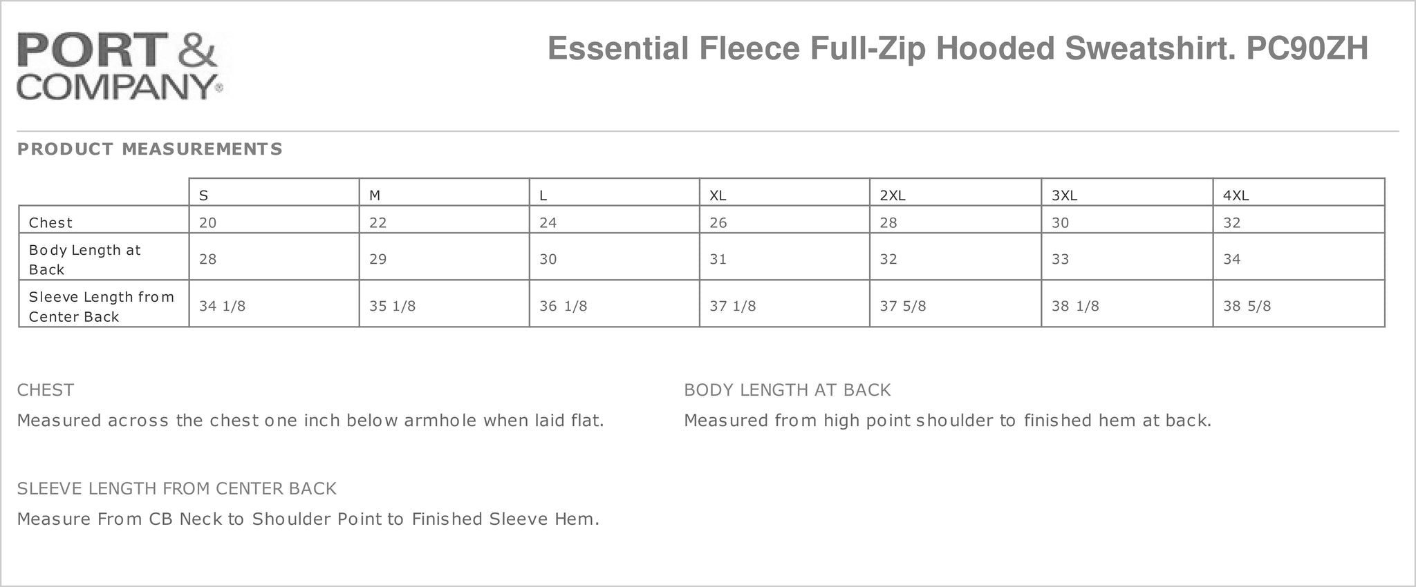 Port & Company Essential Fleece Full-Zip Hooded Sweatshirt, Product