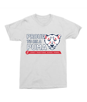 Legacy Traditional School Peoria - Mascot Pride White Spirit Shirt