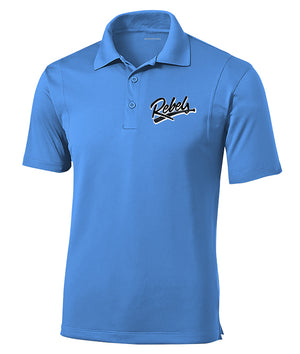 Rebels Baseball Blue Polo