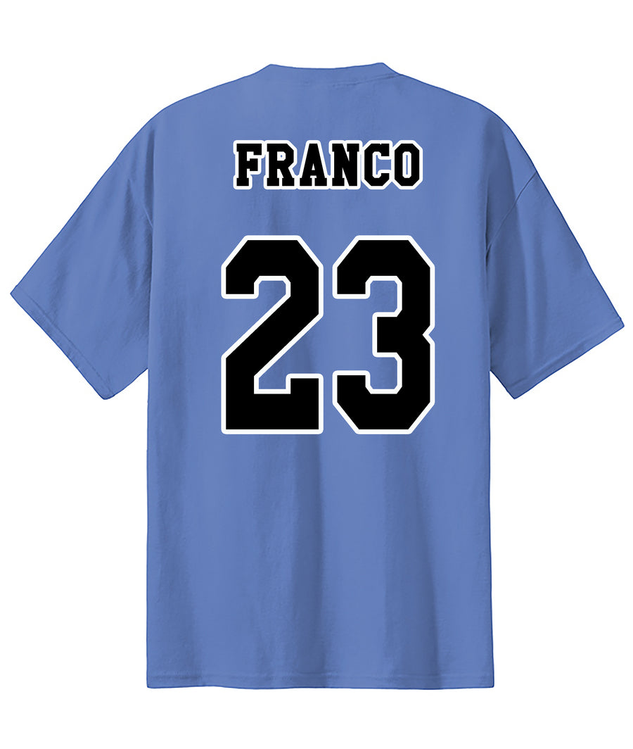 Rebels Baseball Carolina Blue Shirt