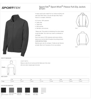 Higley Traditional School - Red Fleece Zip Up