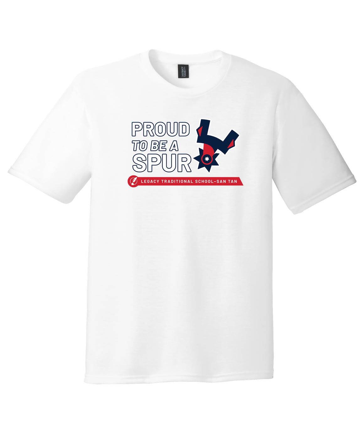 Legacy Traditional School San Tan - Mascot Pride White Spirit Shirt