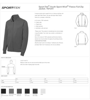 Higley Traditional Academy - Navy Fleece Zip Up