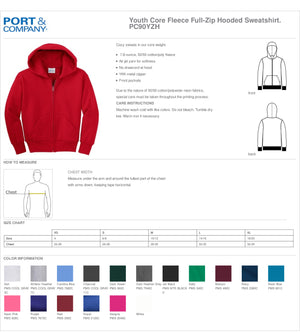 Legacy Traditional School Chandler - Zip Up Hoodies