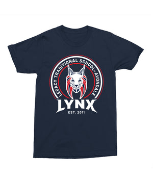 Legacy Traditional School Avondale - Navy Mascot/Circle Spirit Day Shirt