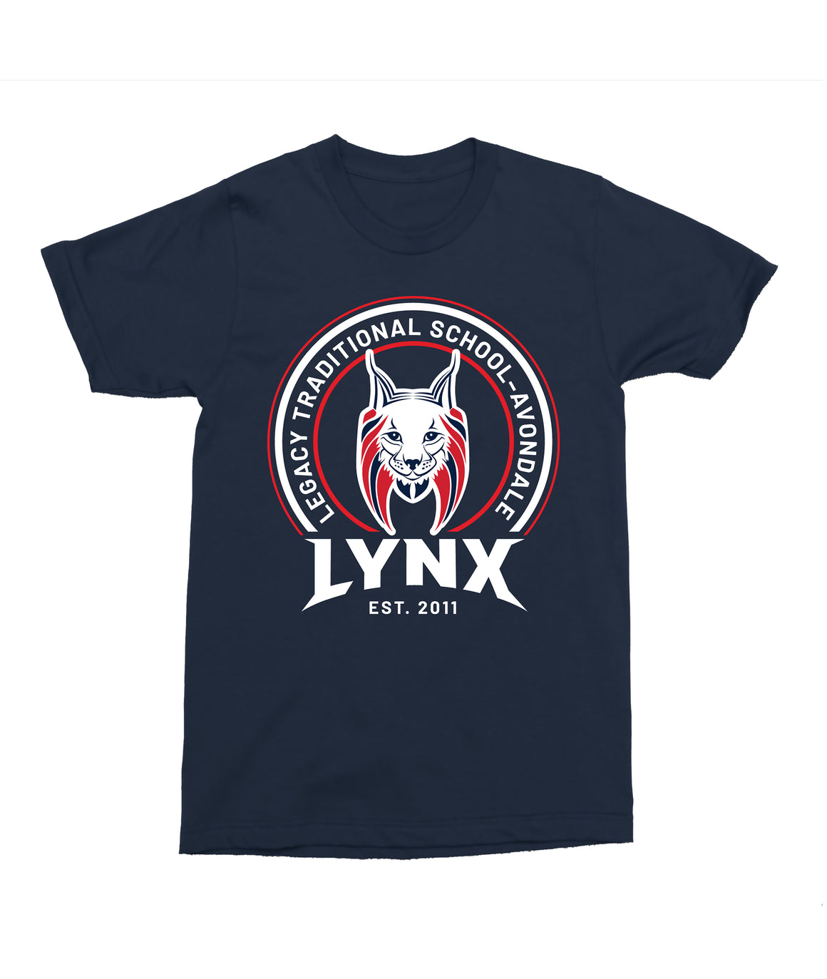 Legacy Traditional School Avondale - Navy Mascot/Circle Spirit Day Shirt