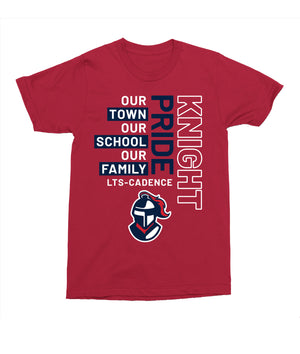 Legacy Traditional School Cadence - Mascot Pride Red Spirit Day Shirt