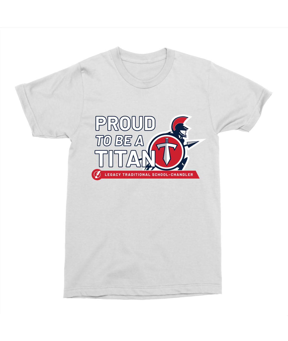 Legacy Traditional School Chandler - Mascot Pride White Spirit Day Shirt