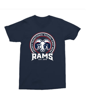 Legacy Traditional School East Mesa - Navy Mascot/Round Design Spirit Day Shirt