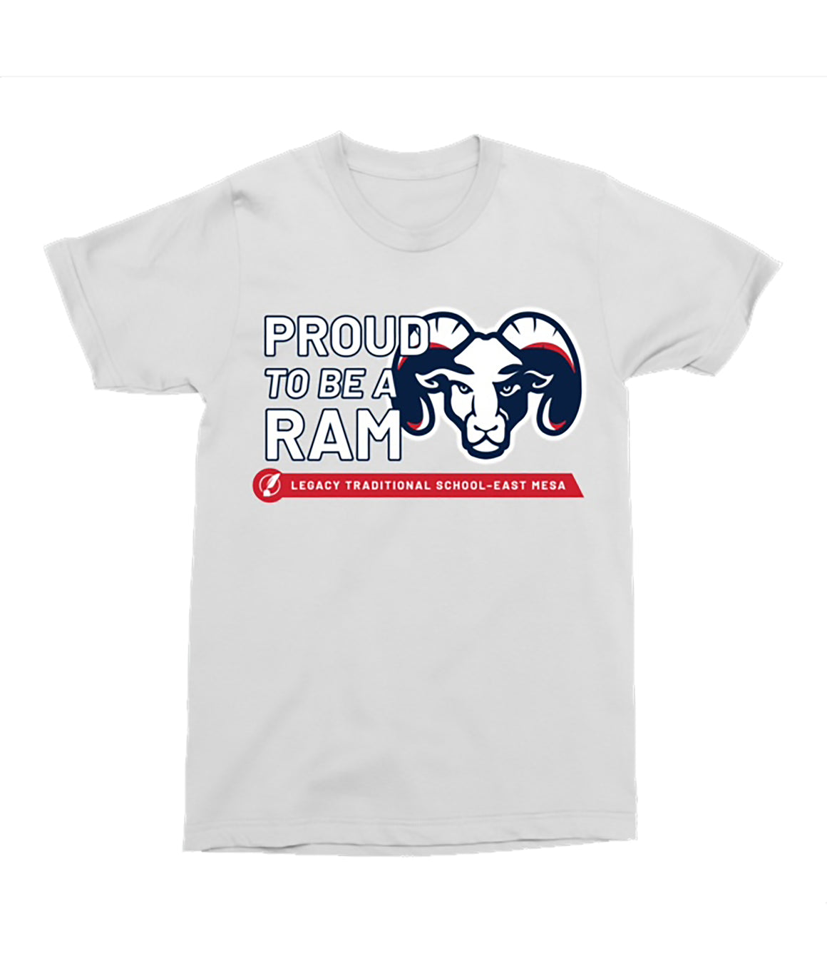 Legacy Traditional School East Mesa - Mascot Pride White Spirit Day Shirt