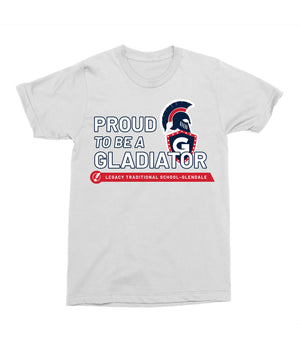 Legacy Traditional School Glendale - White Mascot Pride Spirit Shirt