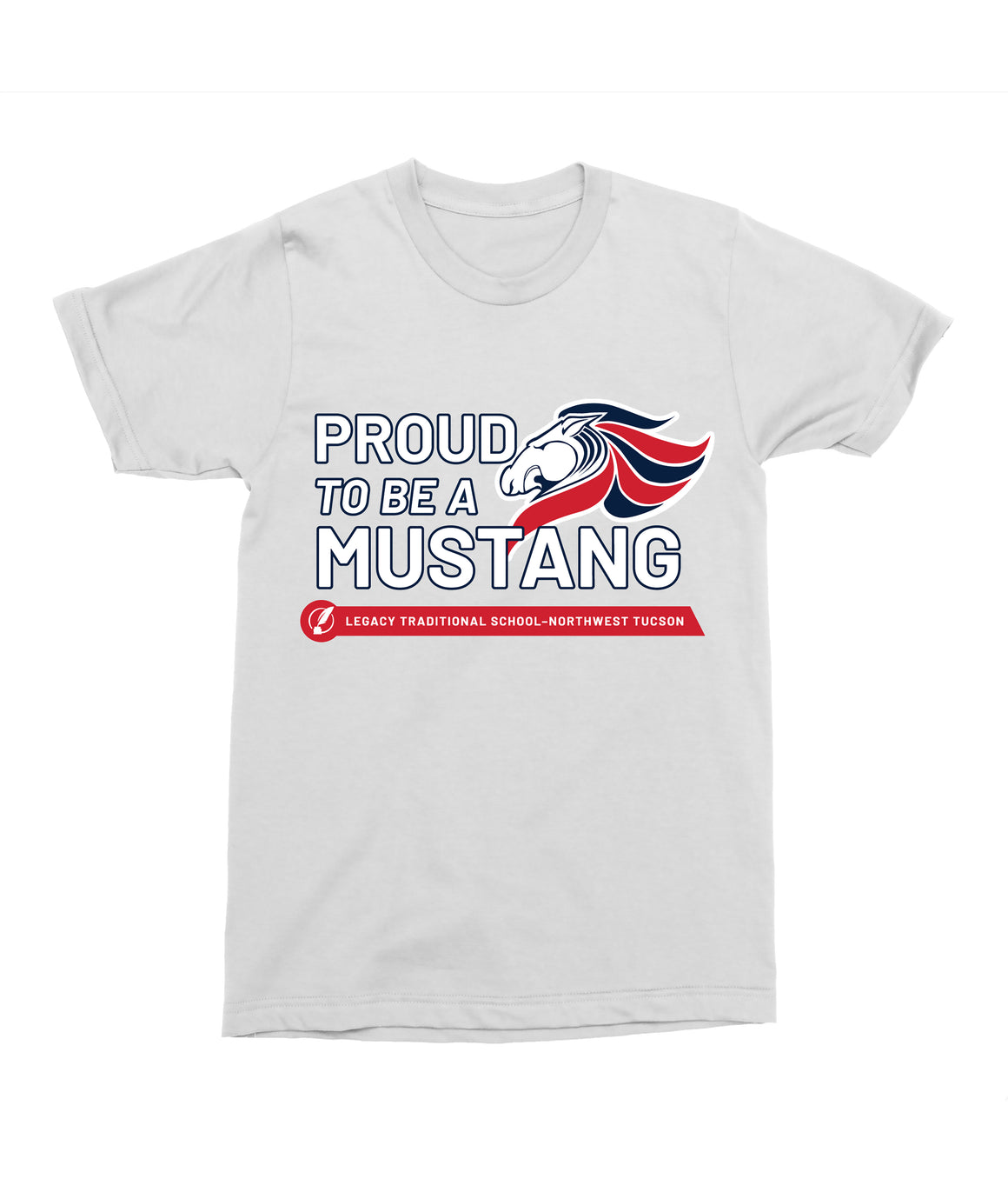 Legacy Traditional School NW Tucson - Mascot Pride White Spirit Shirt