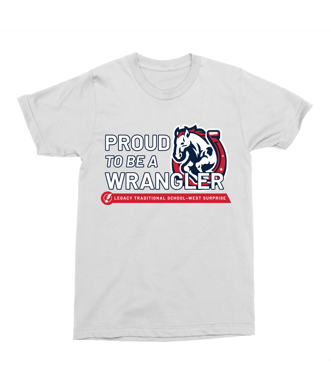 Legacy Traditional School West Surprise - Mascot Pride White Spirit Day Shirt
